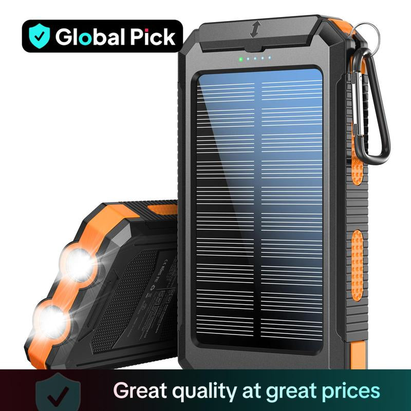 10,000mAh Solar Power Bank
